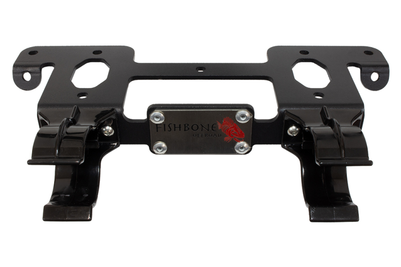 Jeep Wrangler Flashlight Mount - Front - Fishbone Offroad - Roll Bar - Black - `18-`27